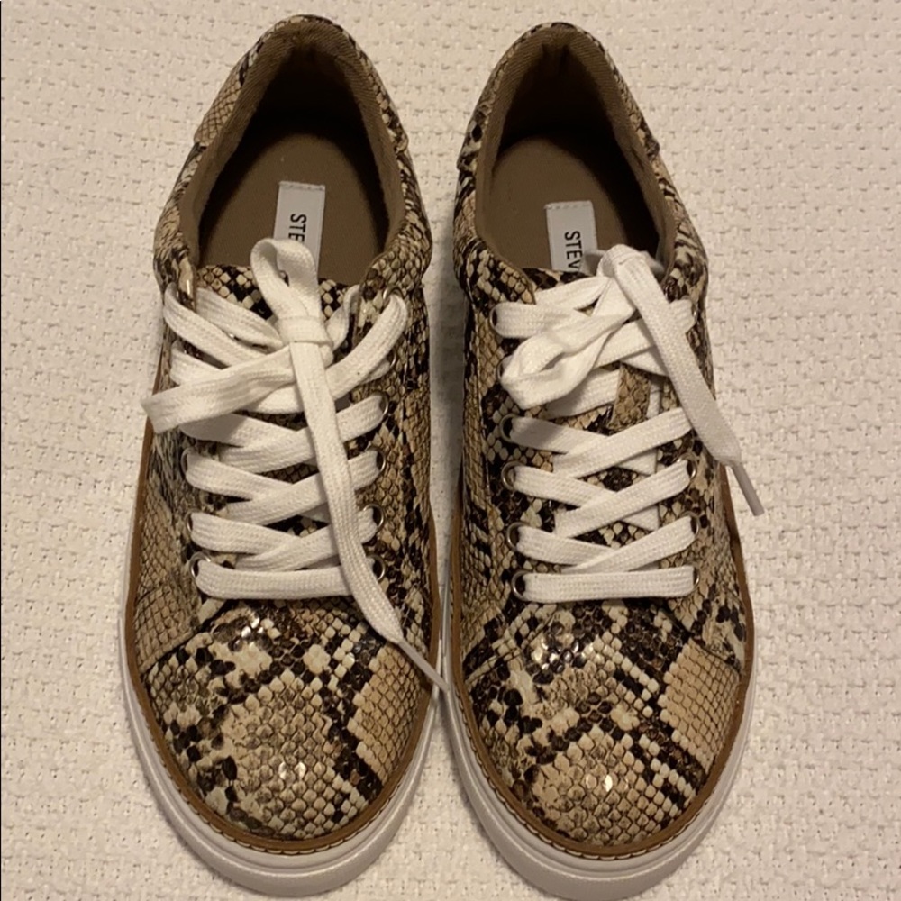 Steve Madden Snake Tennis Shoes